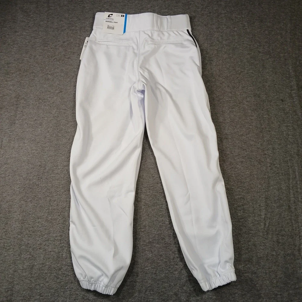 Champro Men Baseball Knicker Pants Size S Triple Crown Classic White W/Black NWT